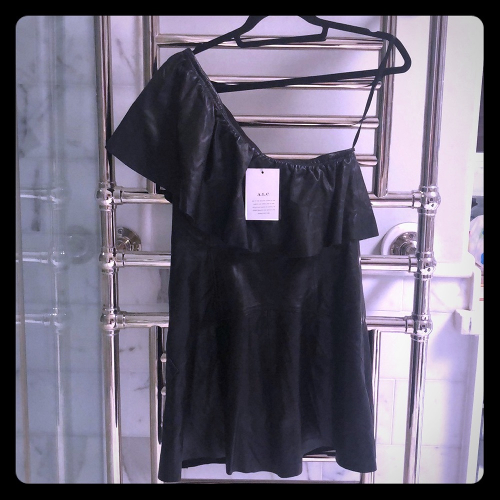 ALC MINI LEATHER DRESS NEW WITH TAGS